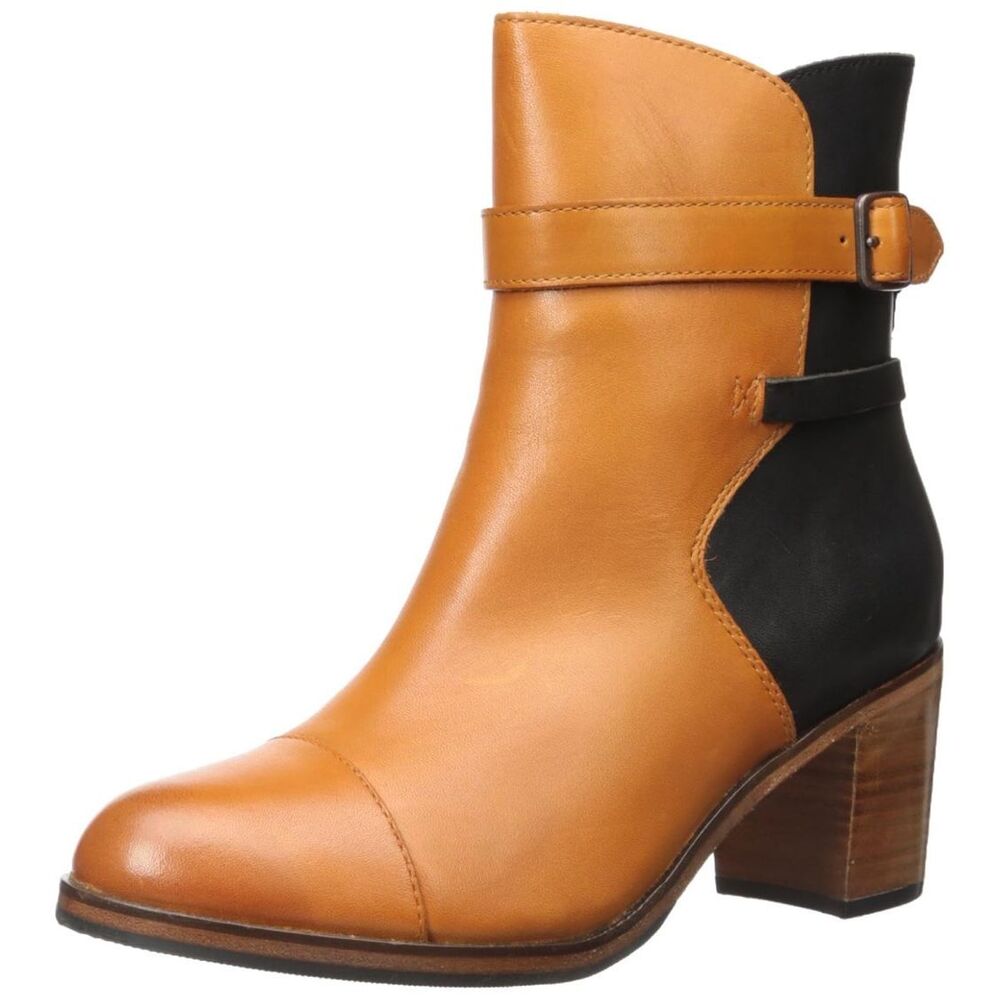 1883 BY WOLVERINE Women’s Brown and Black Leather 1000 Mile Bonny Pull-On Boots